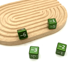 TCG minus 1-6 Counters - Green
